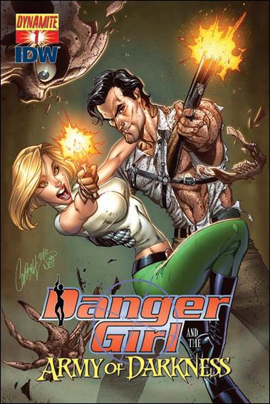 Danger Girl and the Army of Darkness issue 1 J. Scott Campbell Cover