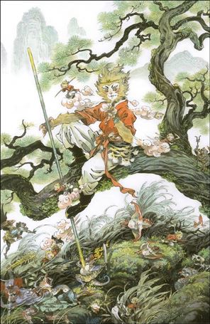 Monkey Prince issue 1-C Zao Dao Team Cardstock Cover