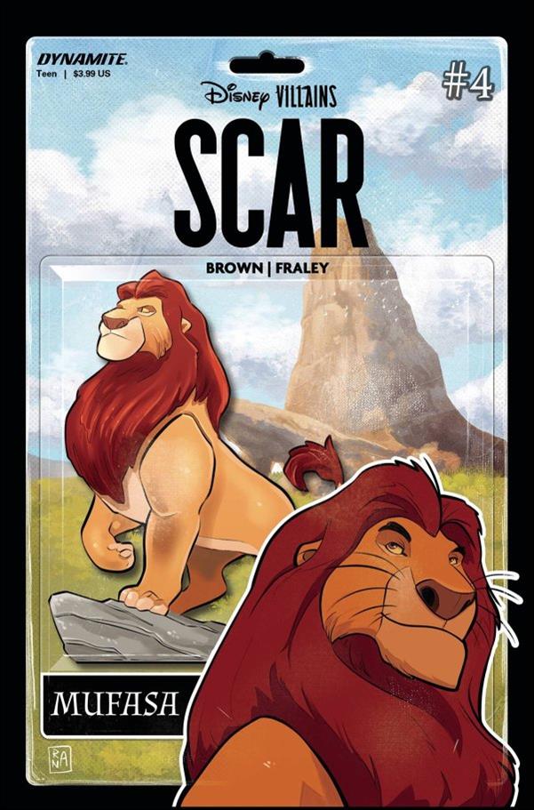 Disney Villains: Scar issue 4-H Action Figure 1:10 Cover