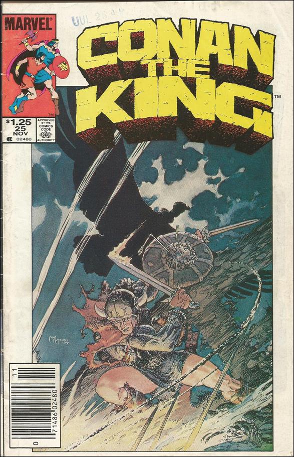 Conan the King issue 25-B Canadian Price Cover