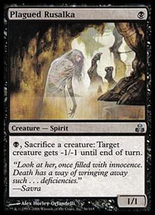 Magic the Gathering: Guildpact (Base Set) card 56 Plagued Rusalka