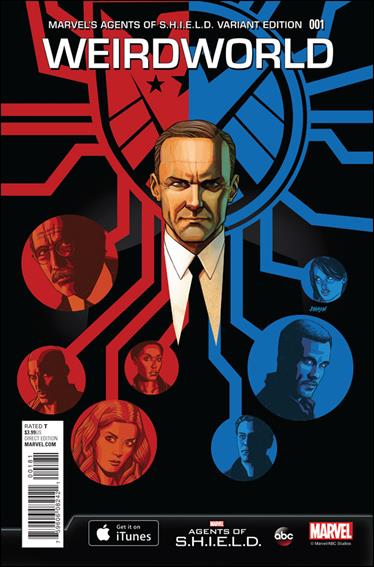 Weirdworld (2015) issue 1-B Dave Johnson 1:15 Marvel's Agents of SHIELD Cover