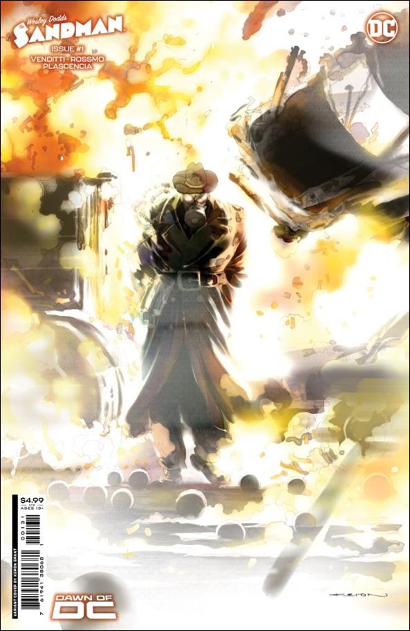 Wesley Dodds: The Sandman issue 1-C Keron Grant Cardstock Cover