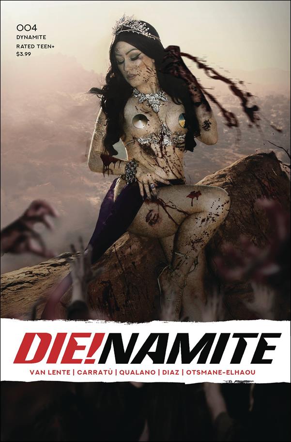 Die!namite issue 4-F Dejah Thoris Zombie Cosplay Photo Cover