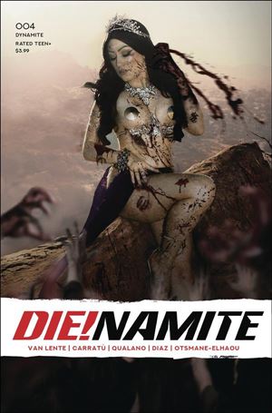 Die!namite issue 4-F Dejah Thoris Zombie Cosplay Photo Cover