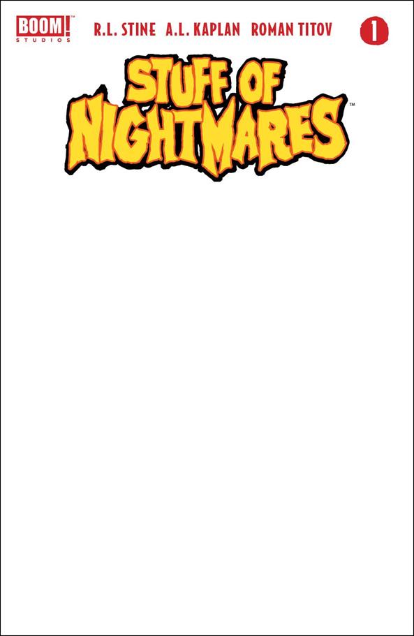 Stuff of Nightmares issue 1-E Blank Cover
