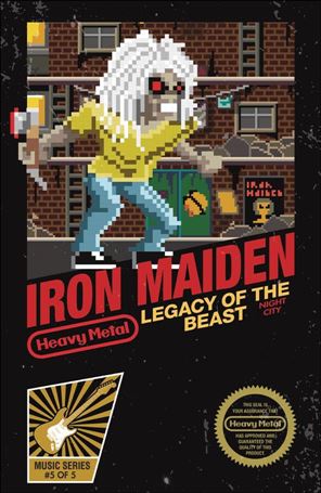 Iron Maiden Legacy of the Beast: Night City issue 5-C Nick Kremenek Cover