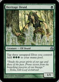 Magic the Gathering: Morningtide (Base Set) card 126 Heritage Druid