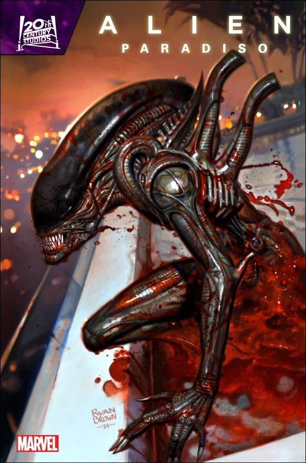 Alien: Paradiso issue 2-C Ryan Brown 1:25 Cover