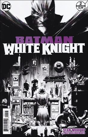 Batman: White Knight issue 2-D Batman Black & White Cover (3rd Printing)