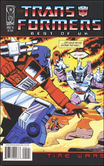 Transformers: Best of UK: Time Wars issue 5-B Retro 1:10 Cover