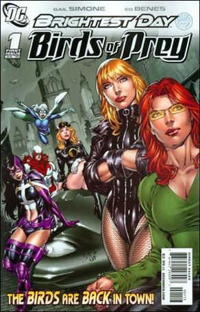 Birds of Prey (2010) issue 1-D Ed Benes Gray Cover (3rd Printing)