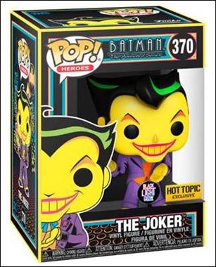 POP! Heroes figure 370 The Joker (Black Light Glow)