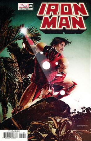 Iron Man (2020) issue 21-C Angel Unzueta Cover