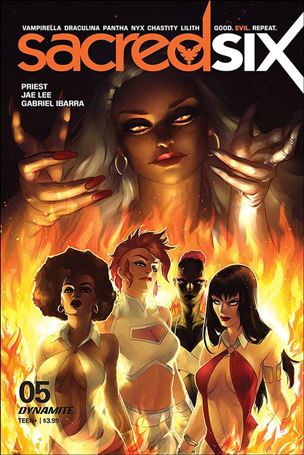 Sacred Six issue 5-D Meghan Hetrick Cover