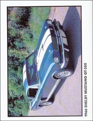 Muscle Cars (Base Set) card 5 1966 Shelby Mustang GT-350