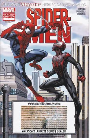 Spider-Men issue 1-MM Mark Bagley Mile High Comics Cover 1/500