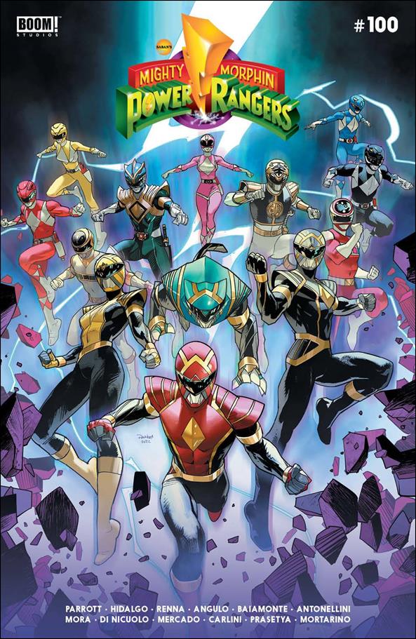 Mighty Morphin Power Rangers issue 100 Dan Mora Cover
