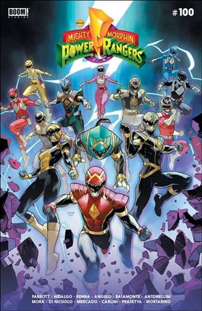 Mighty Morphin Power Rangers issue 100 Dan Mora Cover