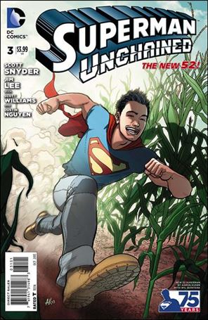 Superman Unchained issue 3-D Aaron Kuder New 52 Cover