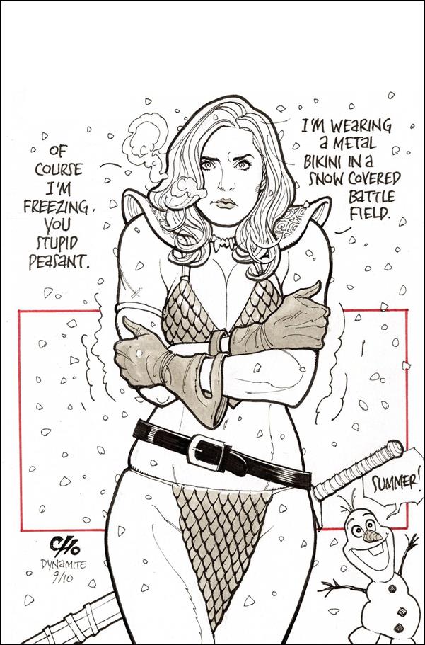 Invincible Red Sonja issue 7-O Frank Cho 1:21 Virgin Cover