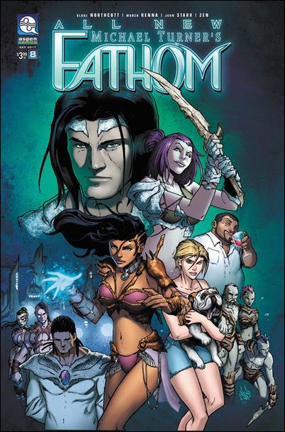 All New Michael Turner's Fathom issue 8 Marco Renna Cover