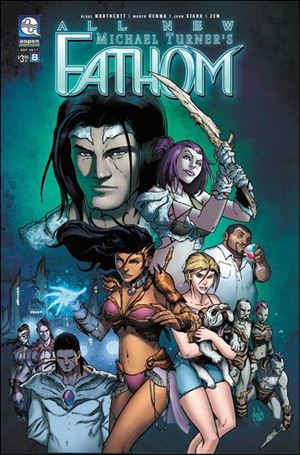 All New Michael Turner's Fathom Cover Image 2