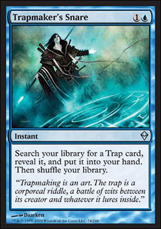 Magic The Gathering: Zendikar (Base Set) card 74 Trapmaker's Snare