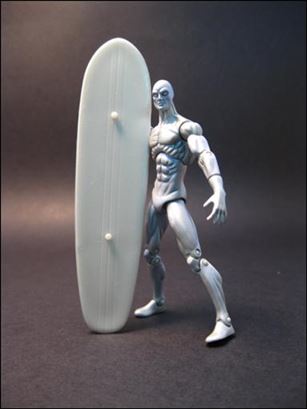 Marvel Universe (Series 1) figure 003-B Silver Surfer - Loose