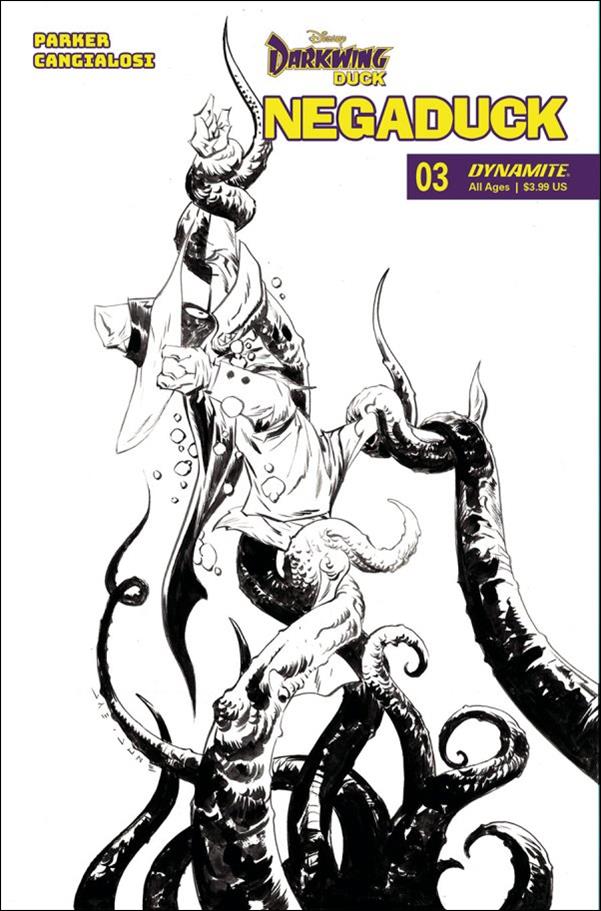 Negaduck issue 3-F Jae Lee 1:10 Line Art Cover