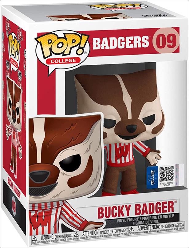 POP! College figure 9 Bucky Badger - Wisconsin Badgers