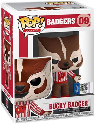POP! College figure 9 Bucky Badger - Wisconsin Badgers