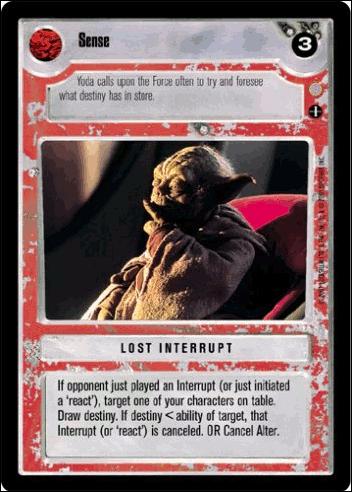 Star Wars: Coruscant Limited (Base Set) card 149 Sense