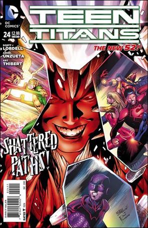 Teen Titans (2011) issue 24 Eddy Barrows Cover