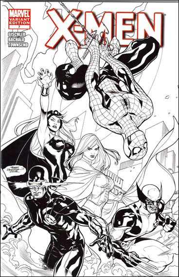 X-Men (2010) issue 7-H Terry Dodson Black & White Cover