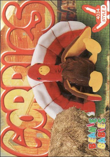 Beanie Babies Series 4 (Base Set) card 189 Gobbles