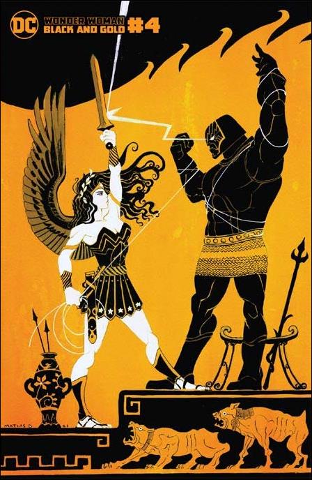 Wonder Woman: Black & Gold issue 4-C Matias Bergara 1:25 Cover