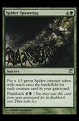 Magic the Gathering: Innistrad (Base Set) card 203 Spider Spawning