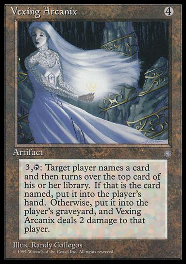 Magic the Gathering: Ice Age (Base Set) card 344 Vexing Arcanix