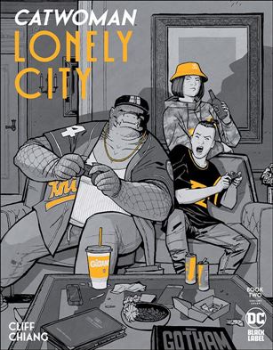 Catwoman: Lonely City issue 2-B Cliff Chiang Killer Croc Cover