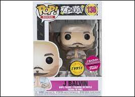 Pop! Rocks figure 136-B J Balvin (Green Hair Chase)
