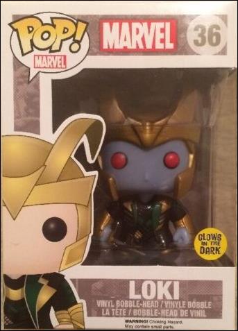 POP! Marvel figure 36-F Loki (Frost Giant) (Glow in the Dark)