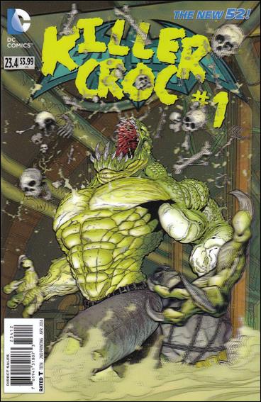Batman and Robin (2011) issue 23.4-C Killer Croc 3D Cover (2nd Printing)