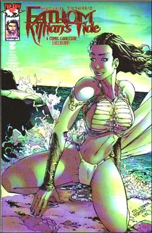 Michael Turner's Fathom: Killians Tide issue 2-E Comic Cavalcade Talent Caldwell Red Foil Cover 