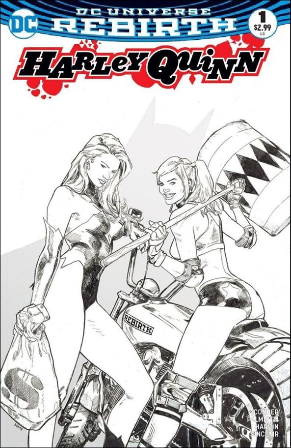 Harley Quinn (2016) issue 1-TT Clay Mann Kwan Chang Sketch Cover