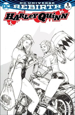 Harley Quinn (2016) issue 1-TT Clay Mann Kwan Chang Sketch Cover