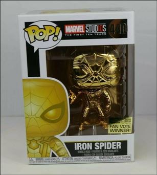 POP! Marvel figure 440 Iron Spider (Gold Chrome)