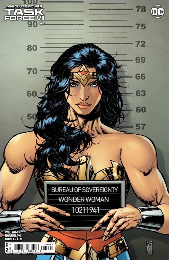 Absolute Power: Task Force VII issue 6-D Stephen Platt Cardstock Cover