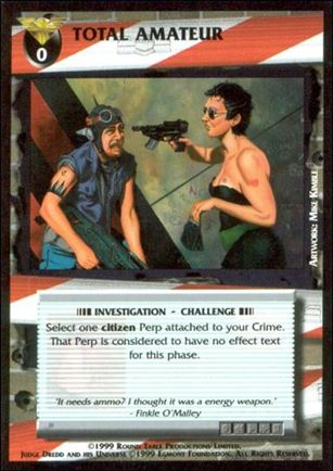 Dredd: The Card Game card 127 Total Amateur