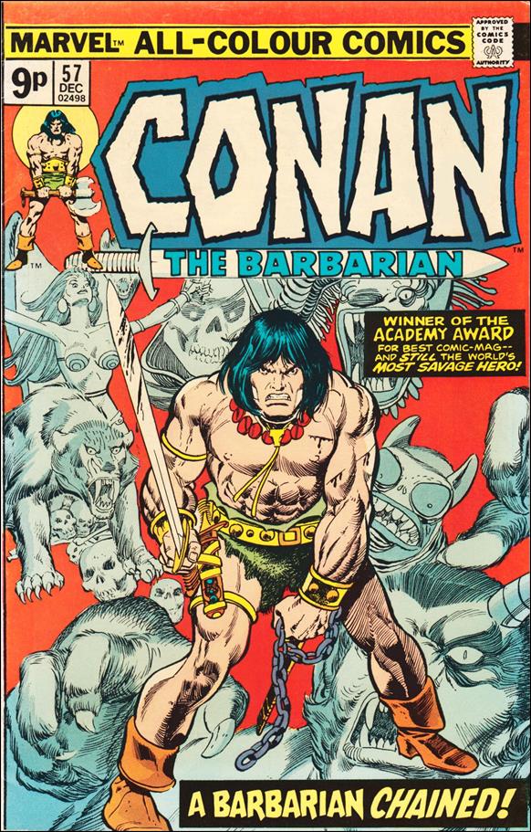 Conan the Barbarian (1970) issue 57-B UK Price Cover